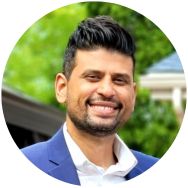 Jay Joshi outside smiling