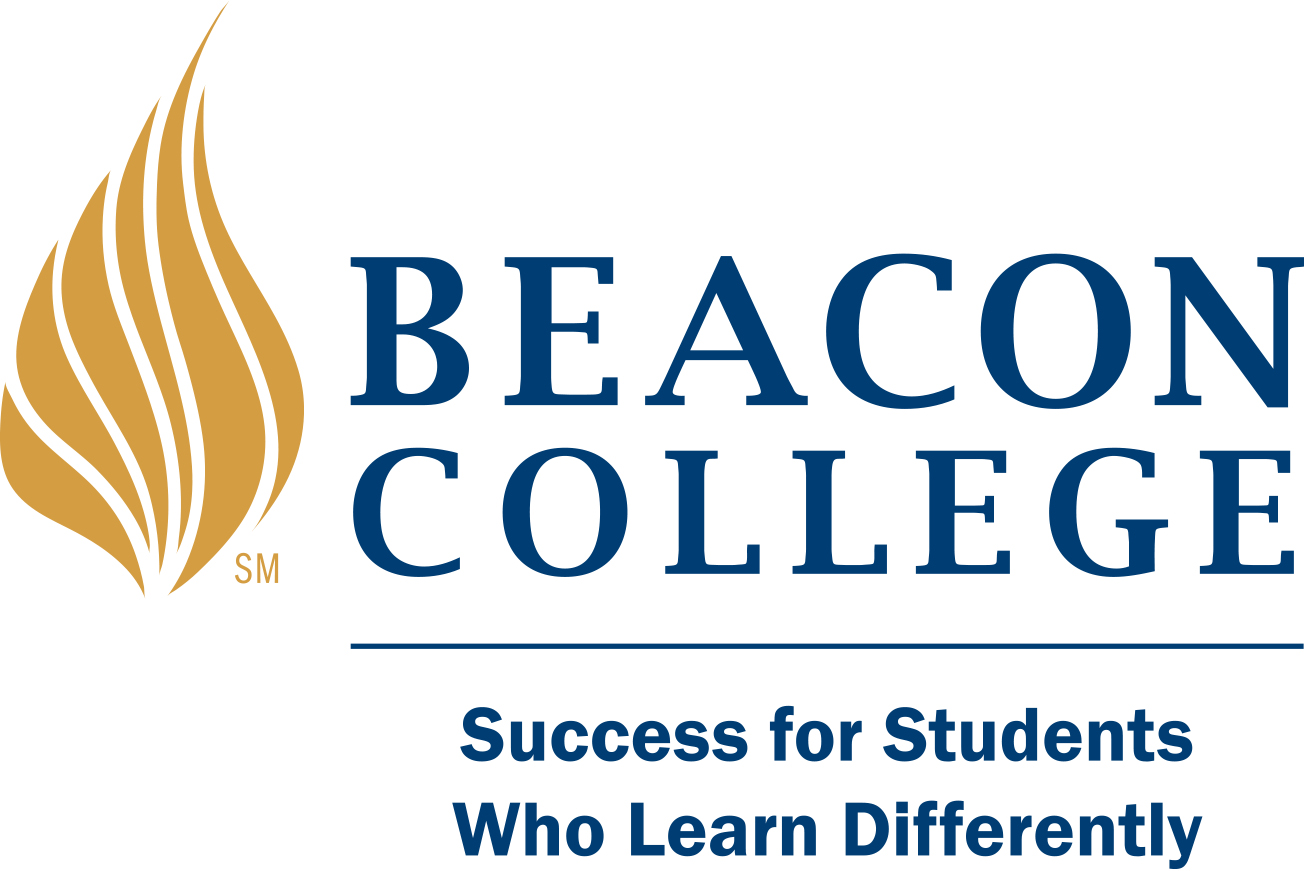 Beacon College logo with tagline success for students who learn differently