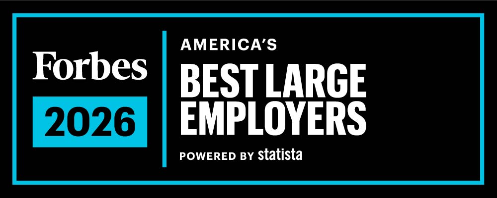 logo that says Forbes 2026 America's Best Large Employers