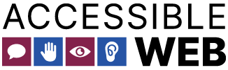 accessible web logo