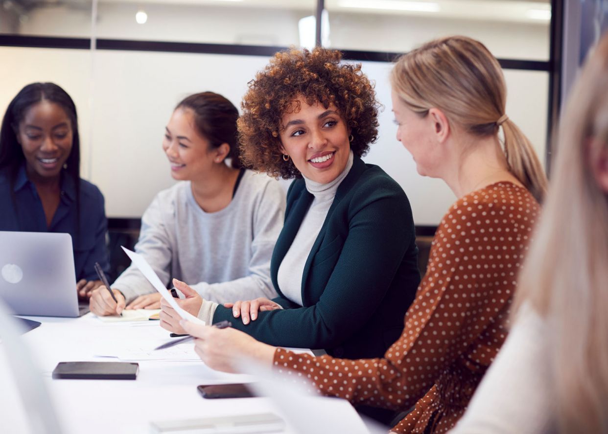 group business women employee resource group